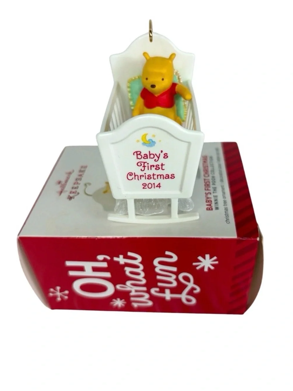 Hallmark Keepsake Ornament Baby’s First Christmas 2014 Winnie The Pooh Disney
